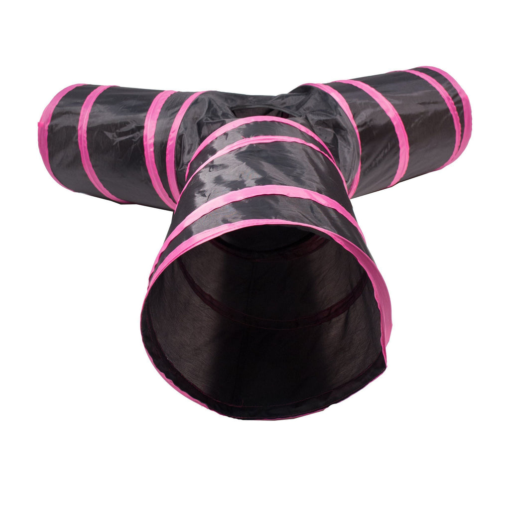 Pet Life 3-Way Collapsible Cat Tunnel