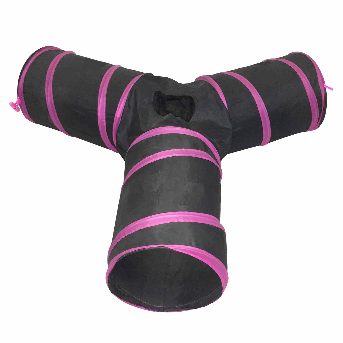 Pet Life 3-Way Collapsible Cat Tunnel