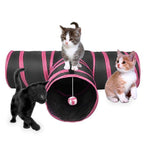 Pet Life 3-Way Collapsible Cat Tunnel